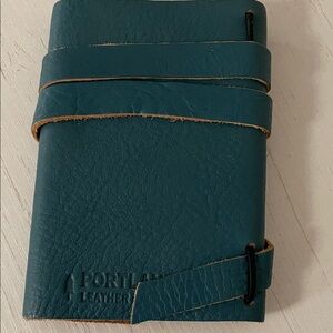 Portland Leather Deep Blue Journal Cover